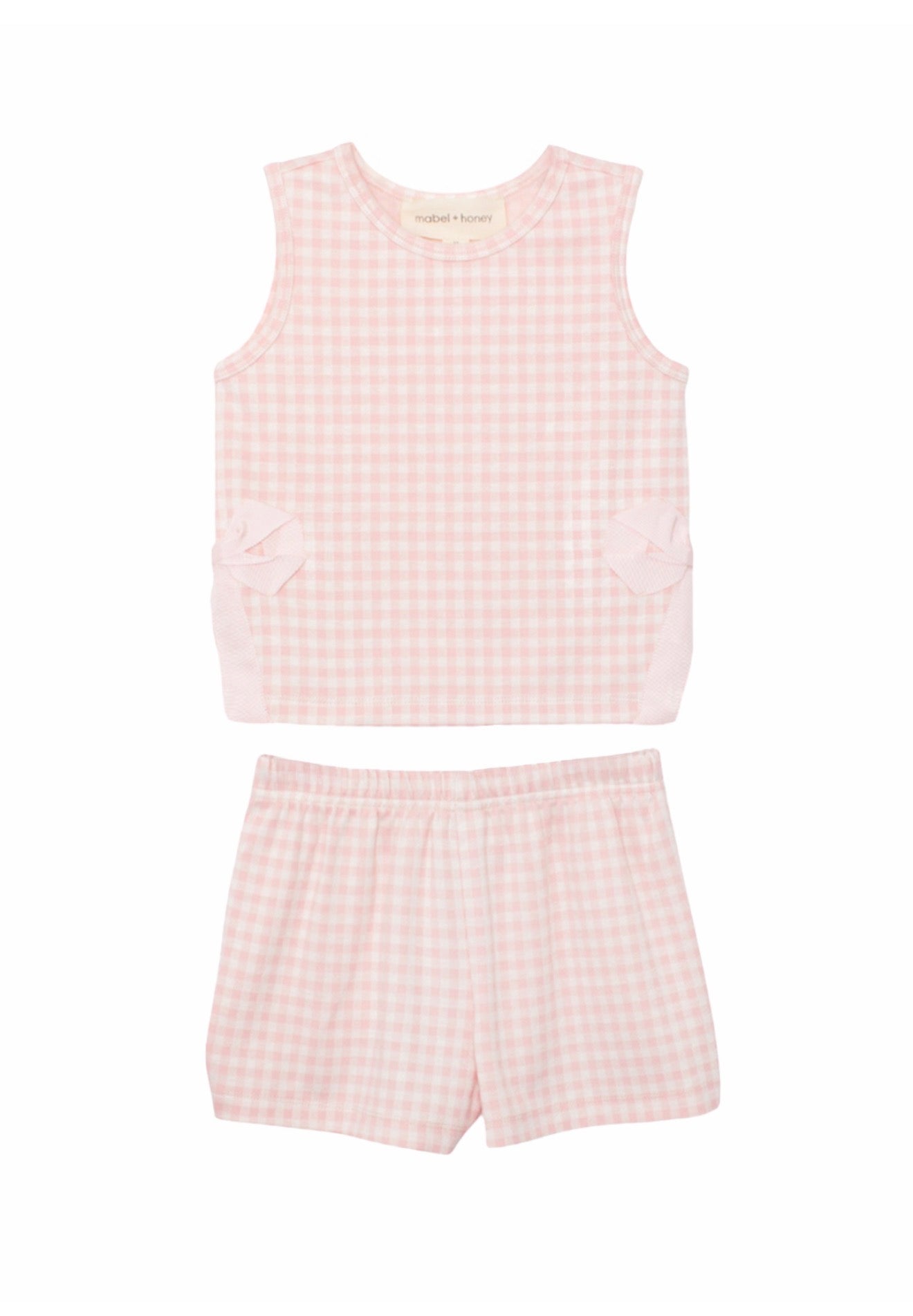 Mabel & Honey | Pink Plaid Perfection Set