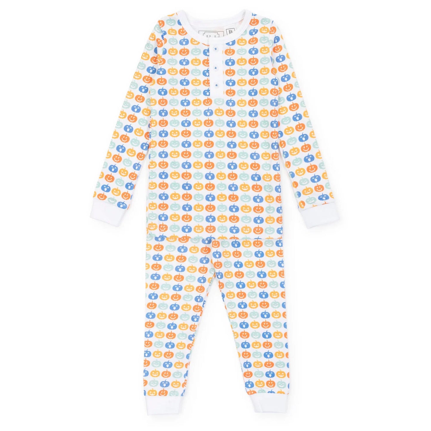 Lila & Hayes | Jack Boys' Pajama Pant Set - Preppy Pumpkins Cool