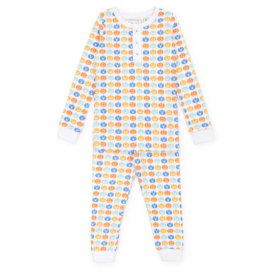 Lila & Hayes | Jack Boys' Pajama Pant Set - Preppy Pumpkins Cool