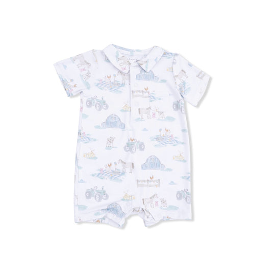 Angel Dear | Farm Animal Party Polo Shortie