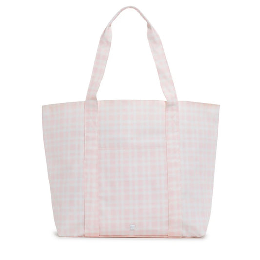 TRVL | Jumbo Tote - Pimlico Plaid Pink