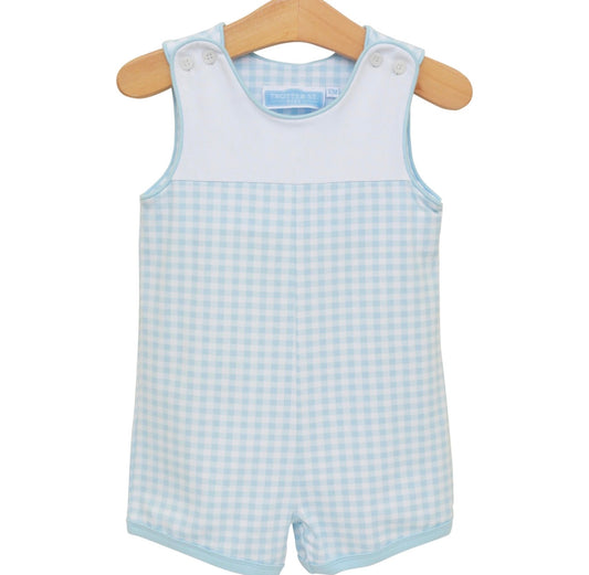 Trotter Street | Madden Jon Jon - Light Blue Gingham
