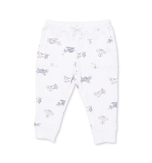 Angel Dear | Vintage Airplane Pilots Jogger Pants