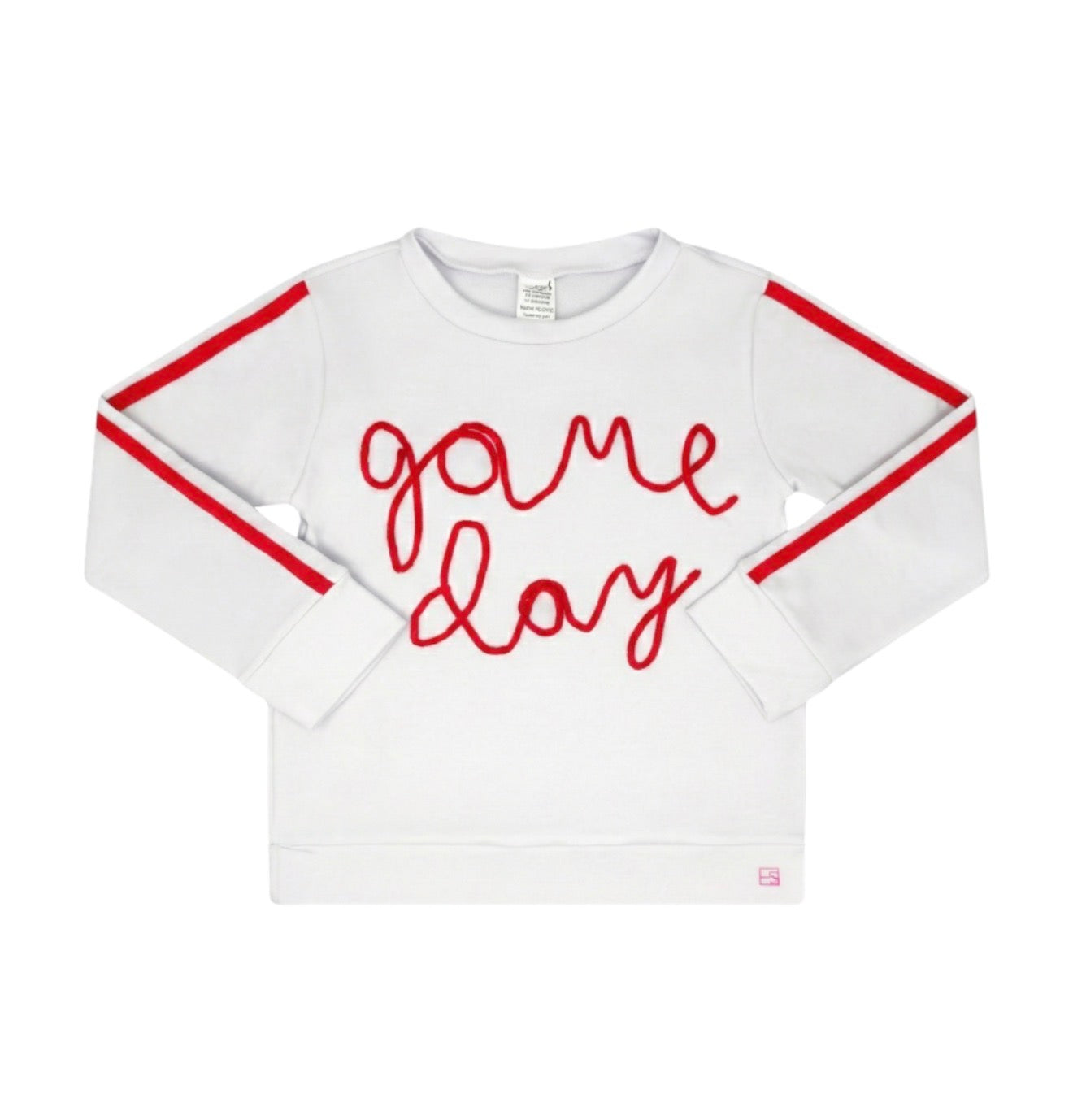 Set Athletics | Alex Sweatshirt - Daisy White/Game Day Red