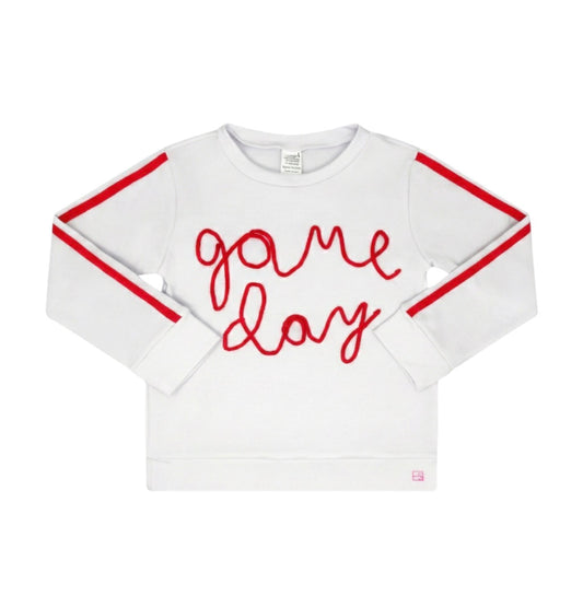 Set Athletics | Alex Sweatshirt - Daisy White/Game Day Red