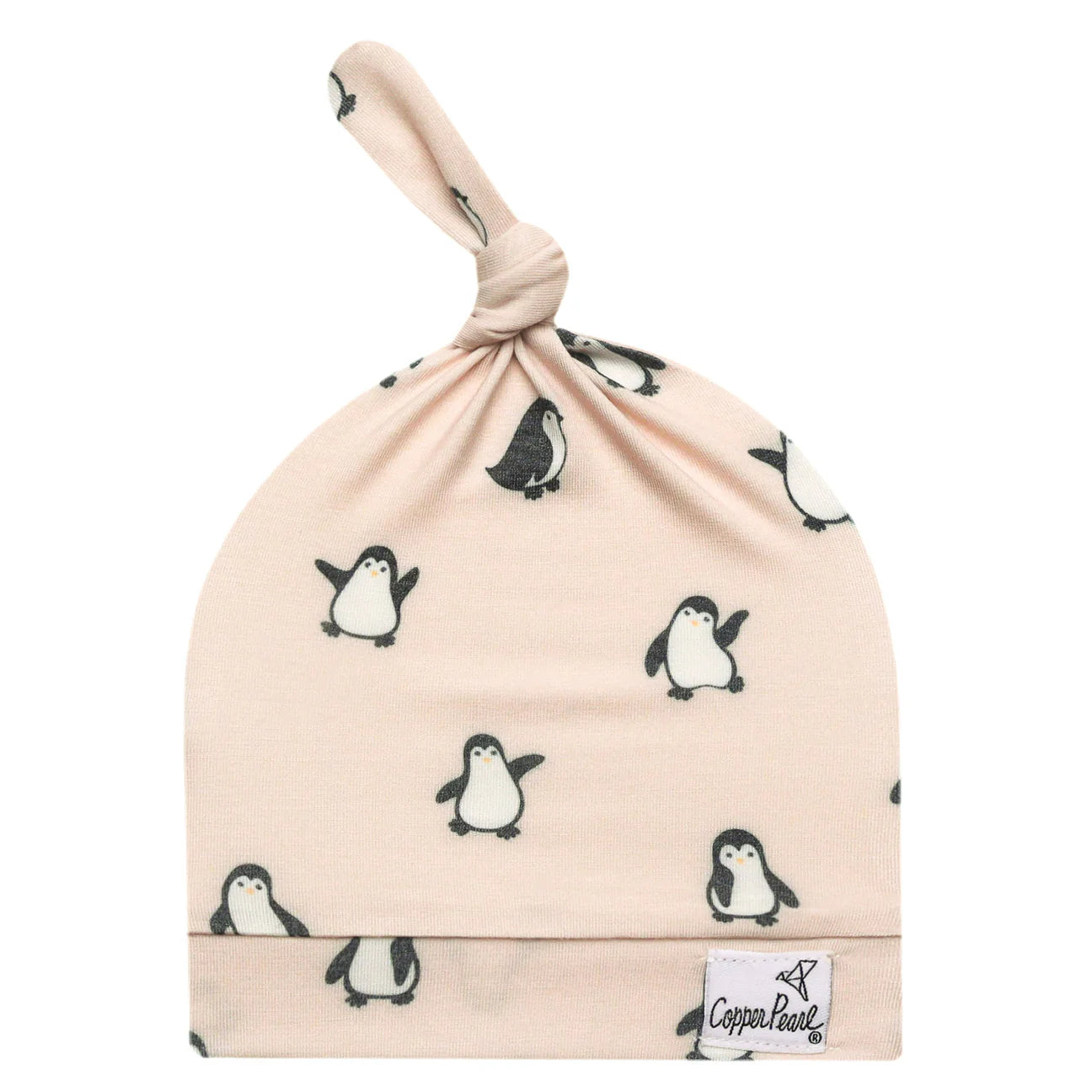 Copper Pearl | Penguins Top Knot Hat