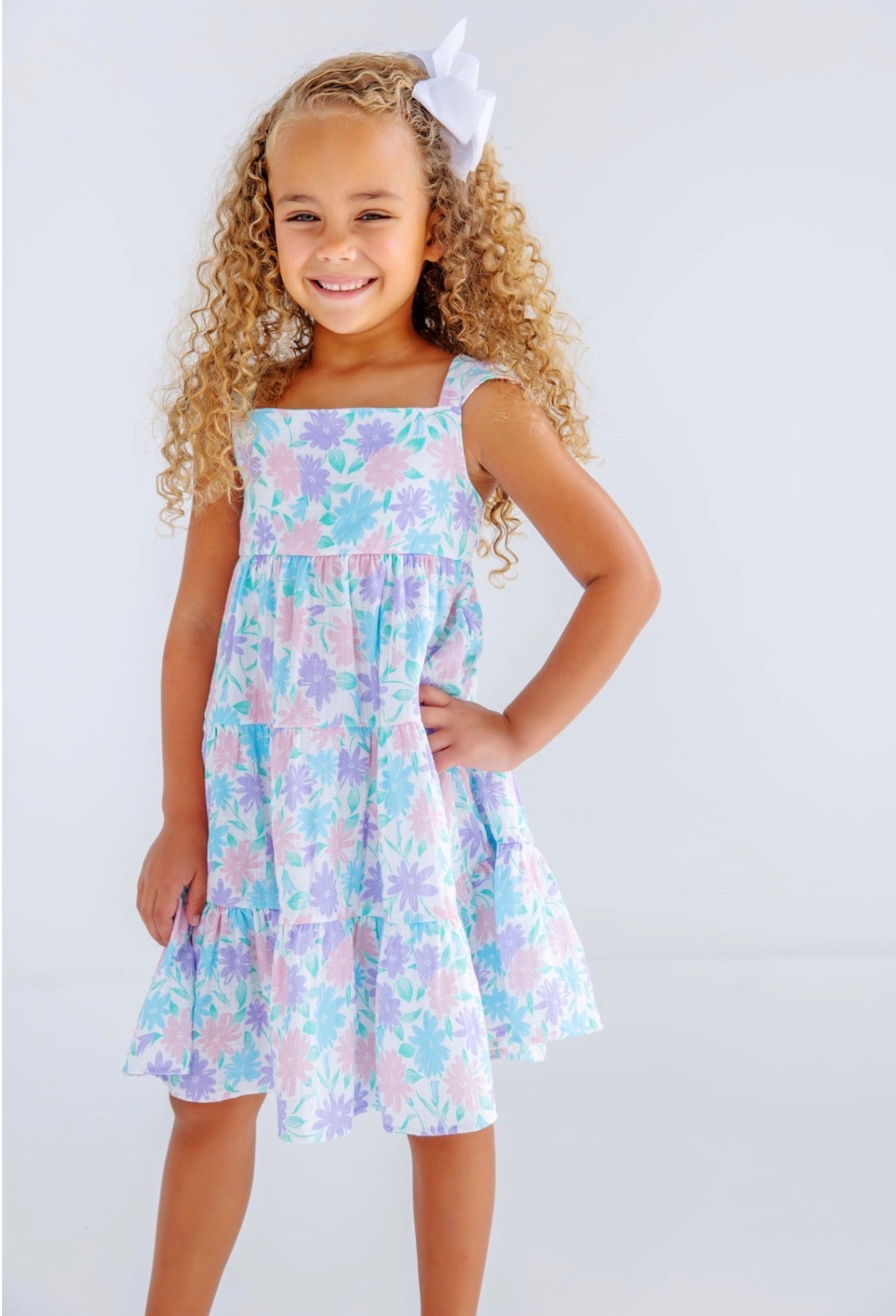 TBBC | Tristan Tiered Dress - Glastonbury Blooms