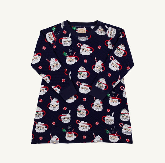 TBBC | Cassidy Comfy Crewneck Quilted Dress - Keeping Spirits Bright
