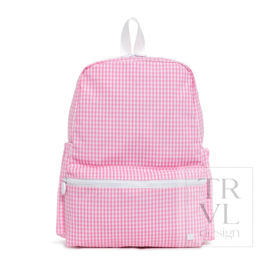 TRVL | Backpacker - Pink Gingham