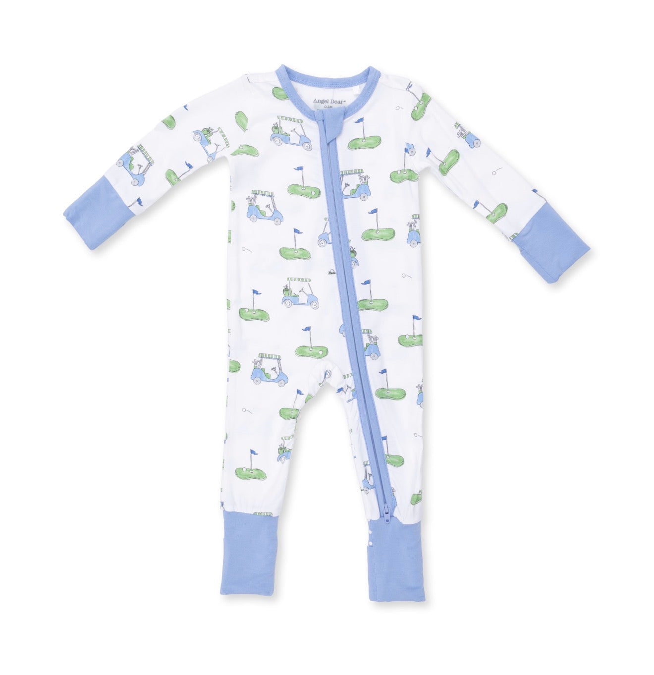 Angel Dear | Golf Carts Blue Convertible Romper