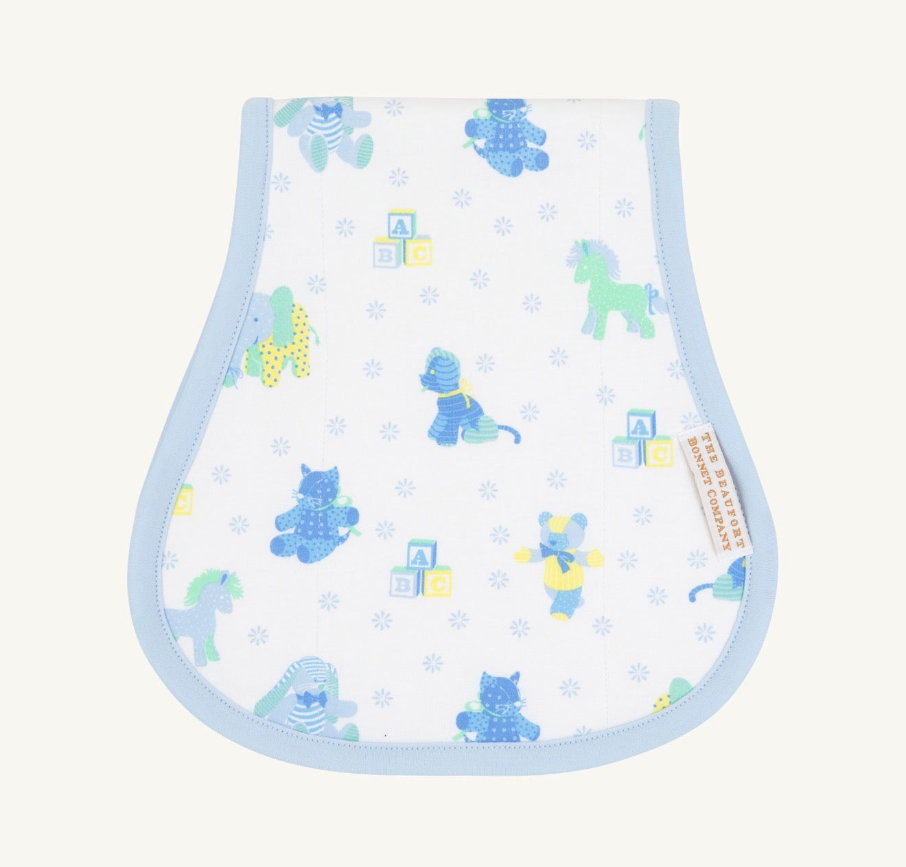 TBBC | Oopsie Daisy Burp Cloth - Cuddle Up Cutie/Buckhead Blue