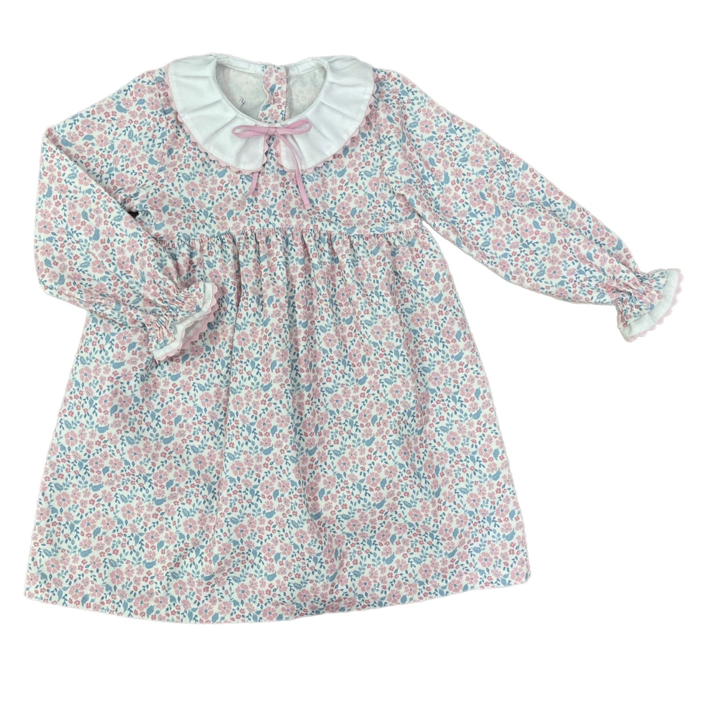 Love George | Pink Floral Cord Dress