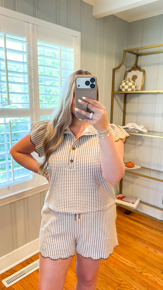 Jane Gingham Set