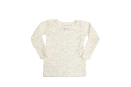 Be Girl | Lace Layering Top - Champagne