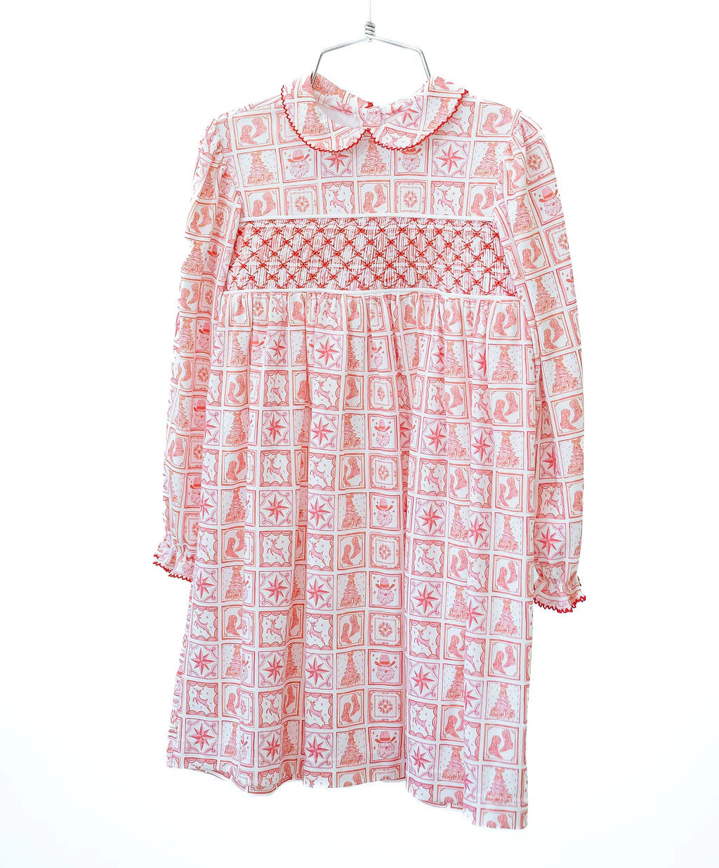 Ruth & Ralph | Christmas Tiles Libby Dress