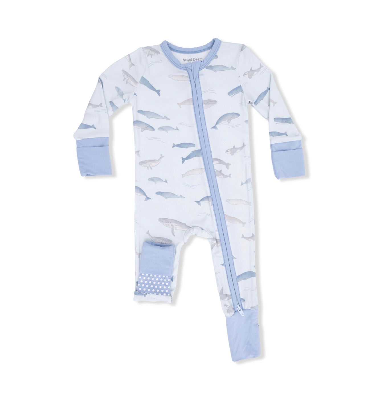 Angel Dear | Little Whales Convertible Romper