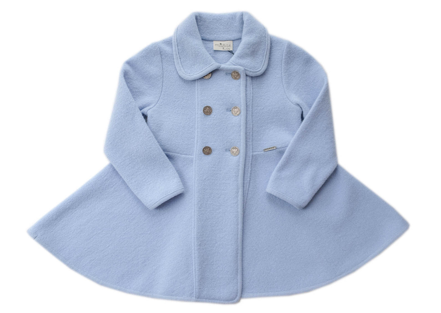 Marae - Twirl Coat Light Blue