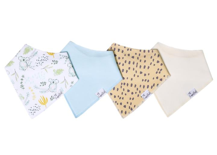 Copper Pearl - Aussie Baby Bandana Bib Set