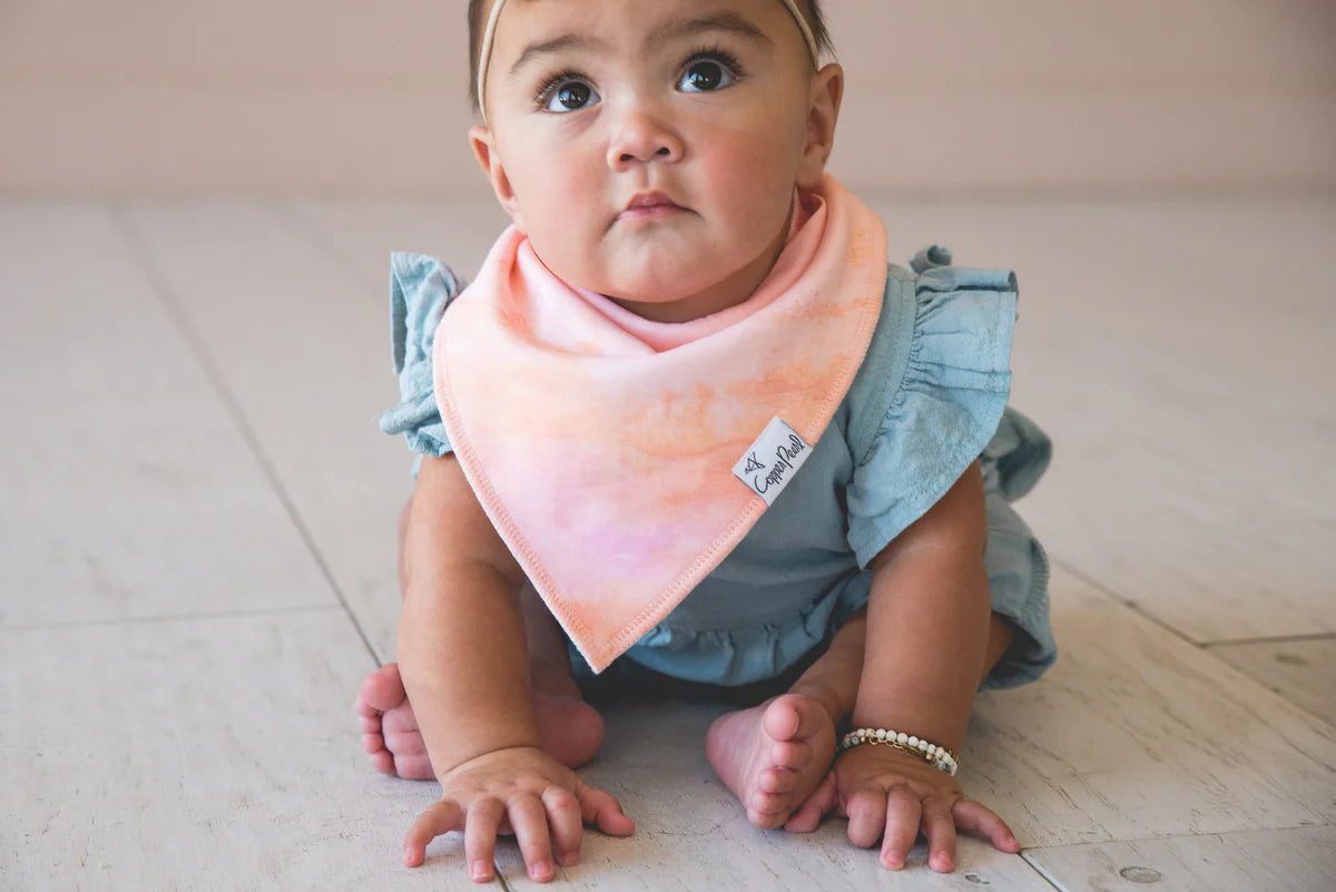 Copper Pearl - Autumn Baby Bandana Bib Set