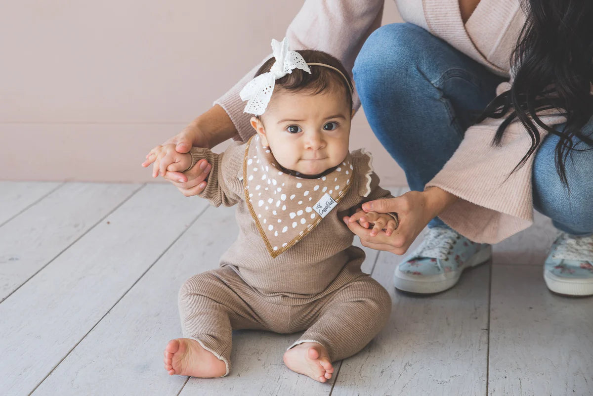 Copper Pearl - Autumn Baby Bandana Bib Set