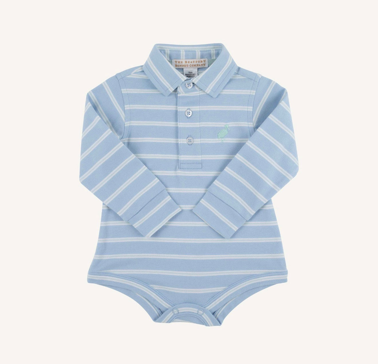 TBBC | Prim & Proper Polo LS - Sarasota Sky Stripe