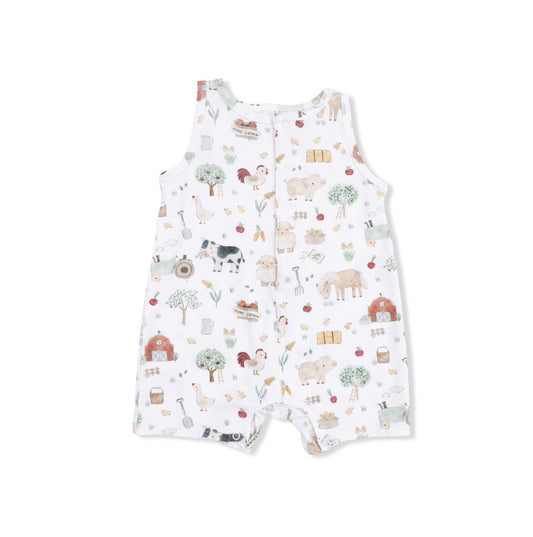 Angel Dear | Cute Farm Animals Shortie Romper