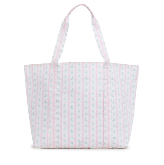 TRVL | Jumbo Tote - Ribbon Floral Pink
