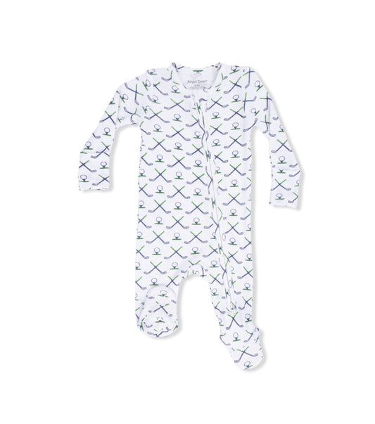 Angel Dear | Simple Golf 2-Way Zipper Footie