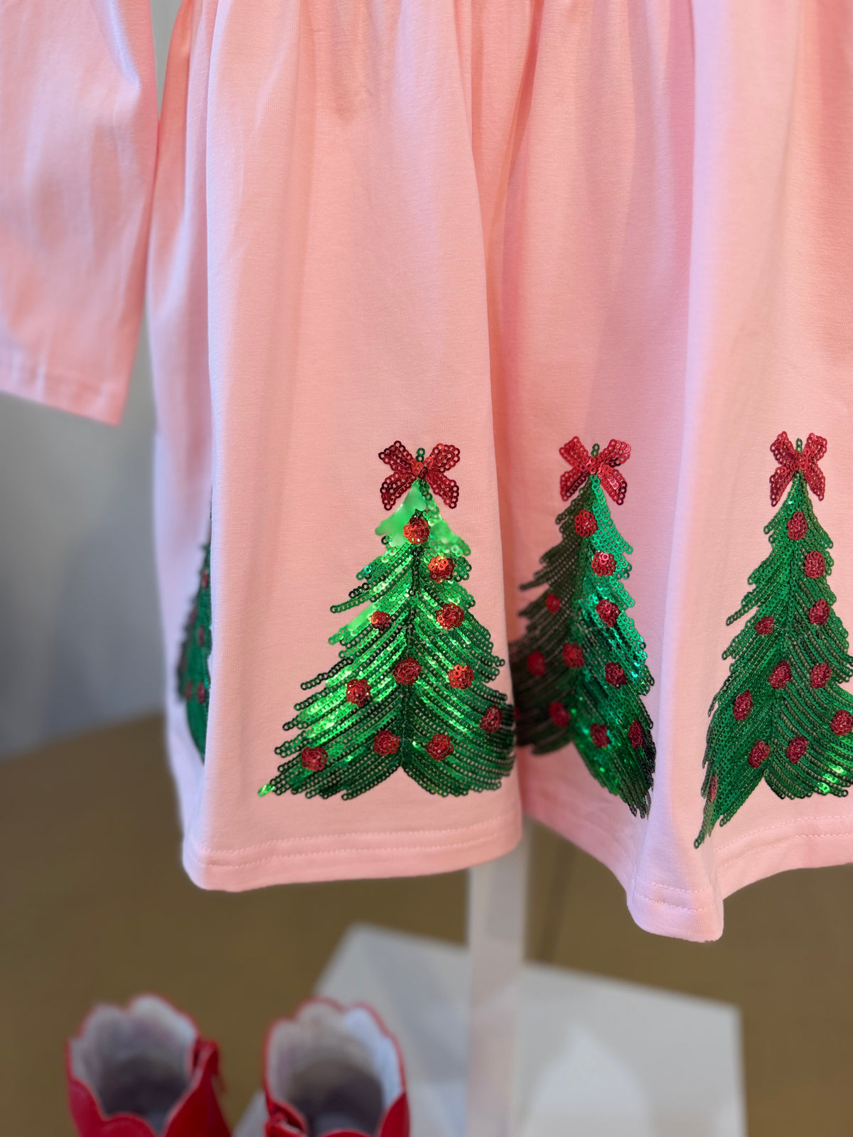 Lulu Bebe | Christmas Tree Sequin Dress
