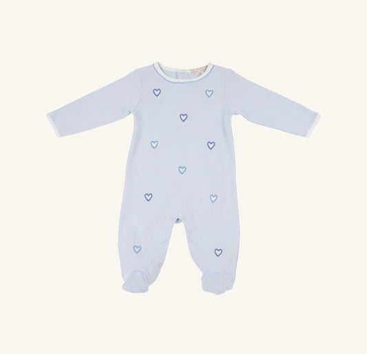 TBBC | Rock Me Romper - Buckhead Blue Hearts