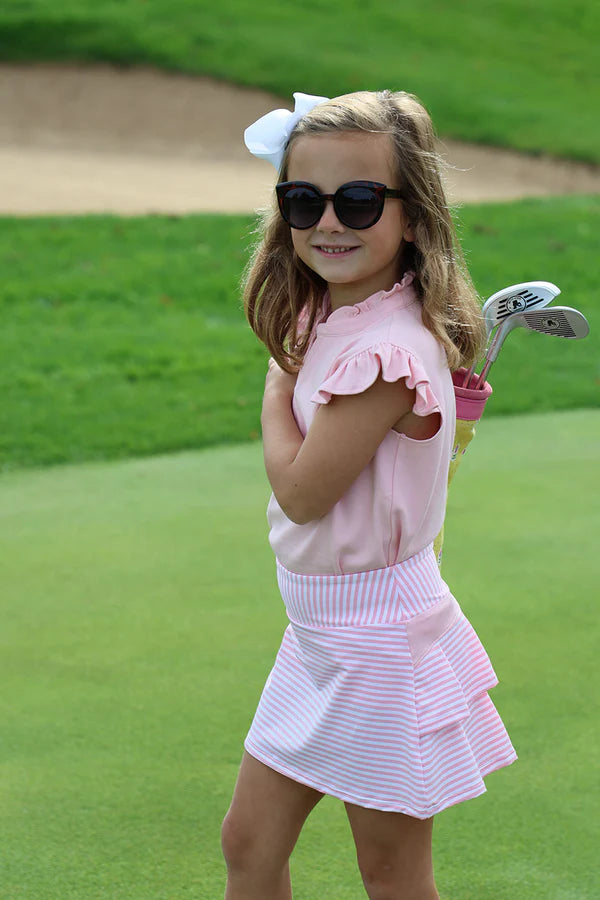 TBBC | Rosie Ruffle Top - Sandpearl Pink