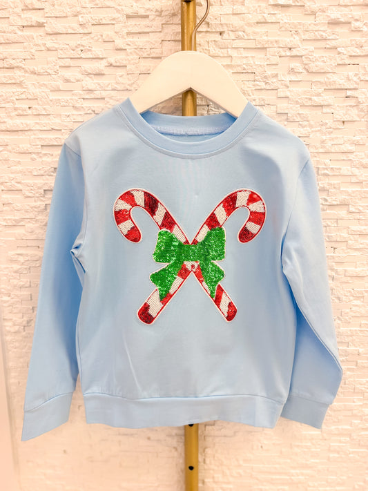 Lulu Bebe | Candy Cane Top