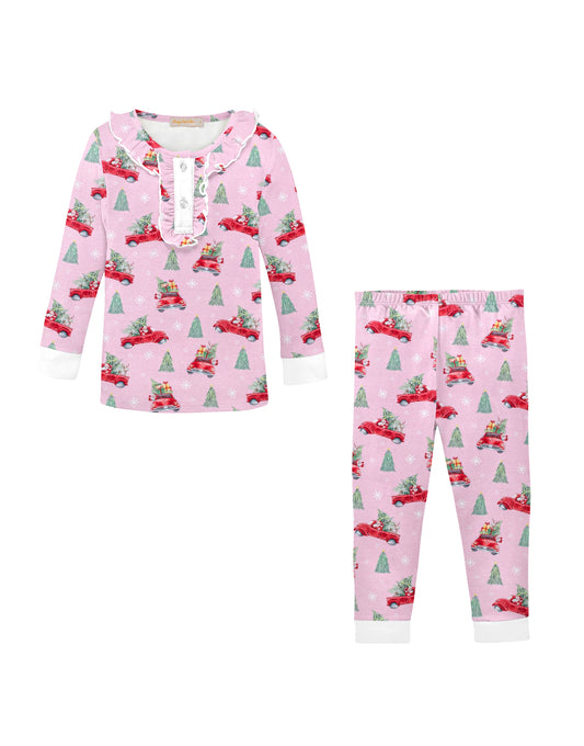 Baby Club Chic | Santa is Coming Girl Set