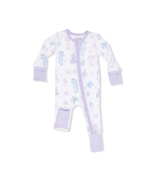 Angel Dear | Floral Sea Creatures Convertible Romper