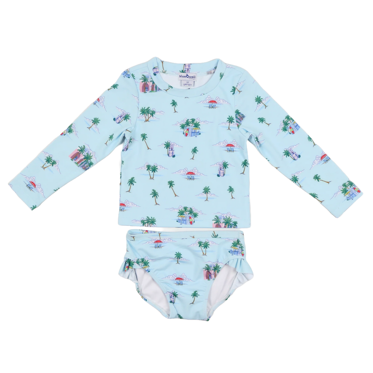 Blue Quail | Coastal Getaway Girls' Swimsuit