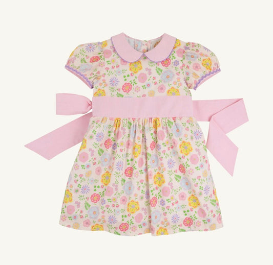 TBBC | Cindy Lou Sash Dress - Boca Grande Begonia