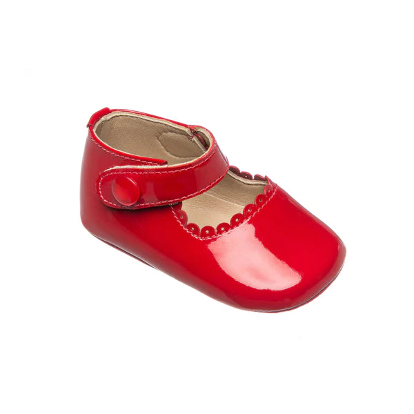 Elephantito - Baby Mary Jane Patent Red