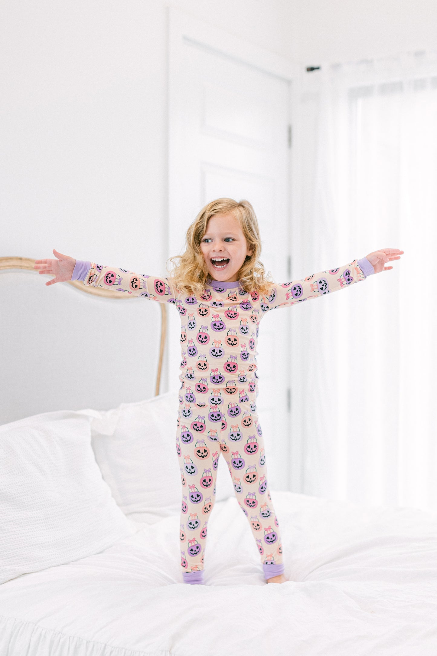 Poppy Kids | Pink Halloween Bucket PJ Set