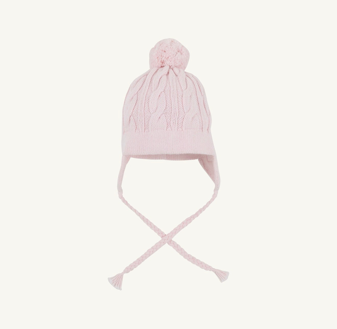 TBBC | Parrish Pom Pom Hat Cable Knit - Palm Beach Pink