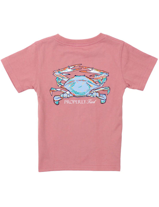 Properly Tied | Claws Salmon Tee