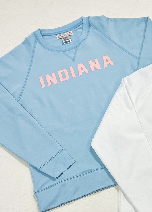 TBBC | Women’s Sir Proper’s Indiana Sweatshirt - Beale St. Blue/Palm Beach Pink