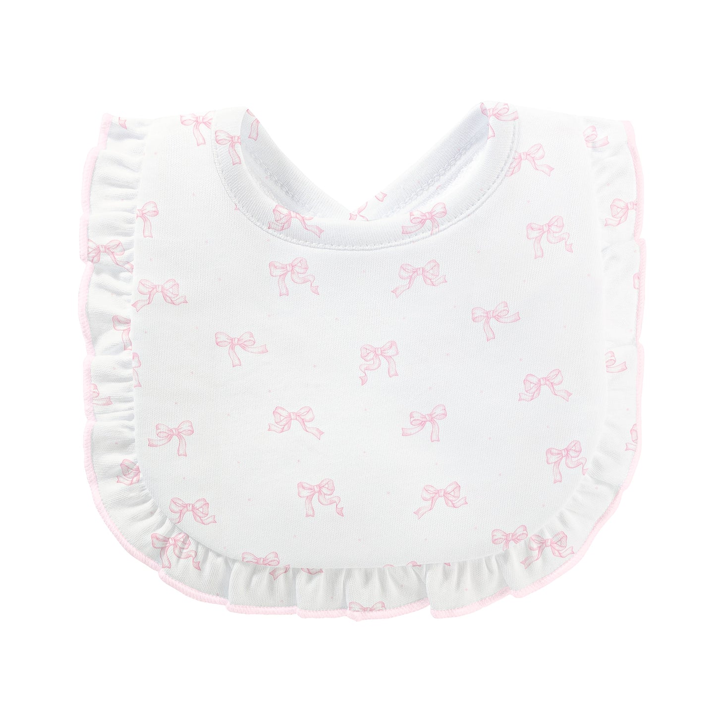 Baby Club Chic - Pretty Bows Ruffle Bib