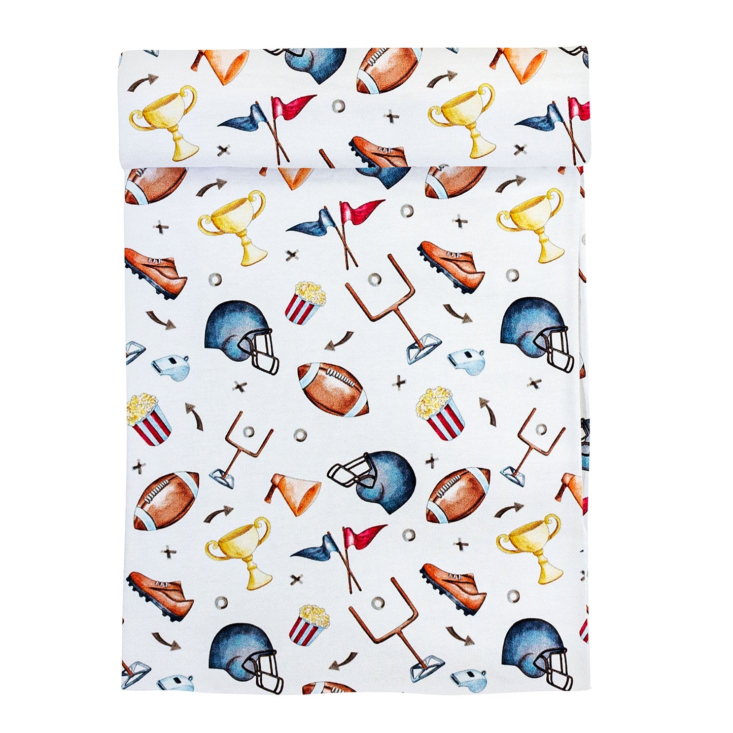 Baby Club Chic - American Football Swaddle Blanket