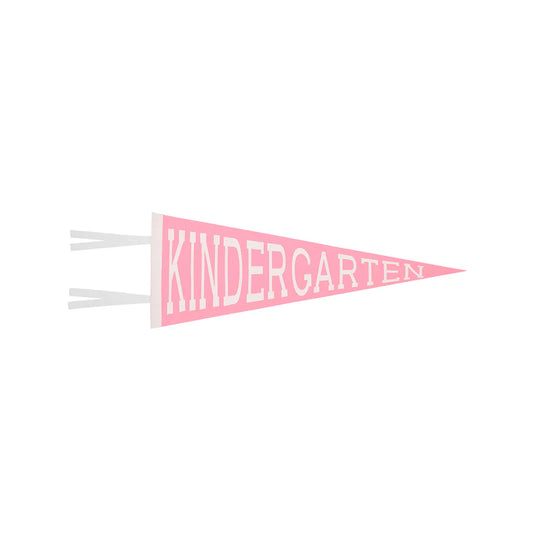 TBBC - Back to School Pennants Hamptons Hot Pink