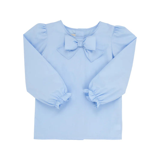 TBBC - Beatrice Bow Blouse Beale St Blue
