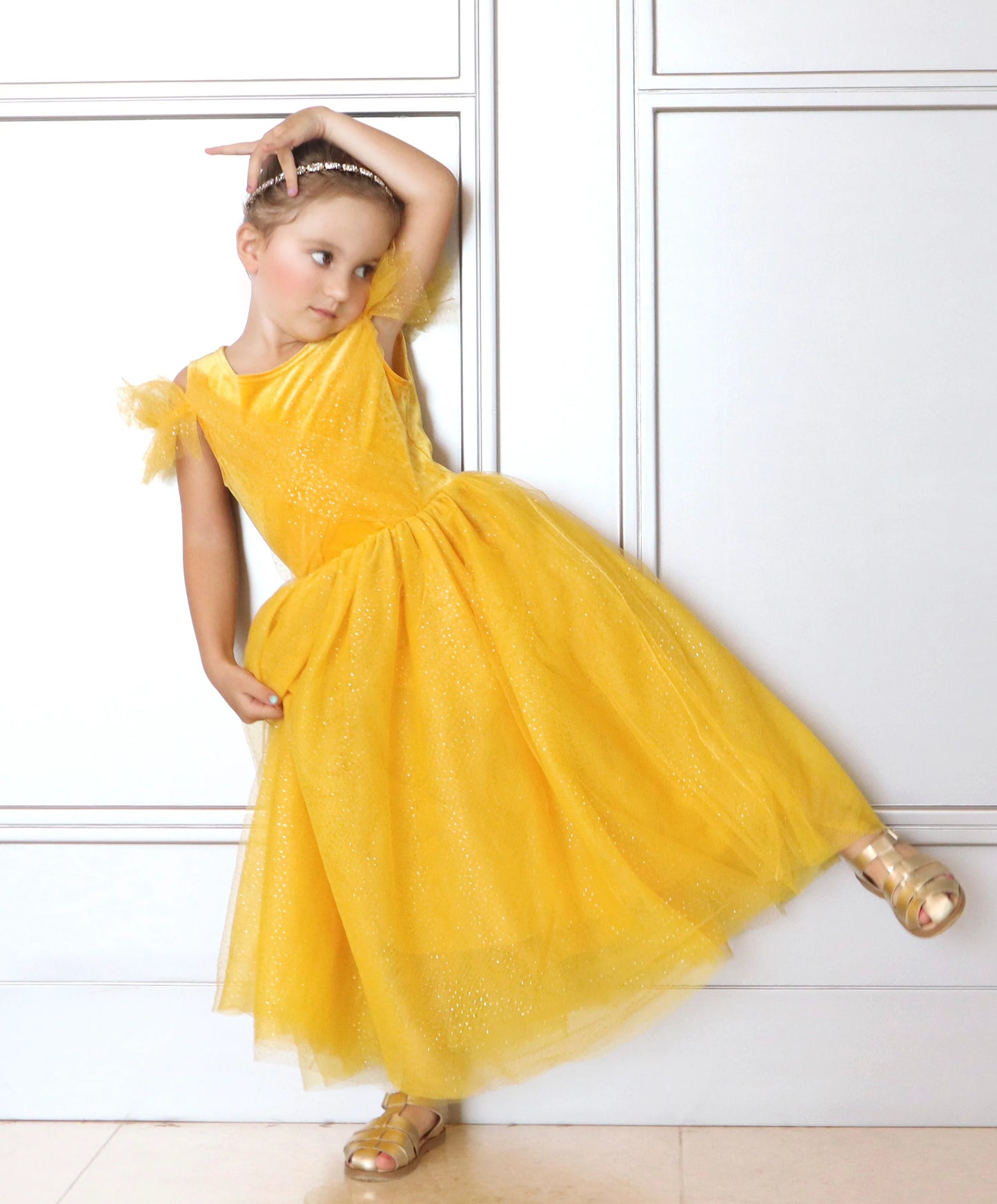 Joy - Princess Beauty Yellow Costume Dress