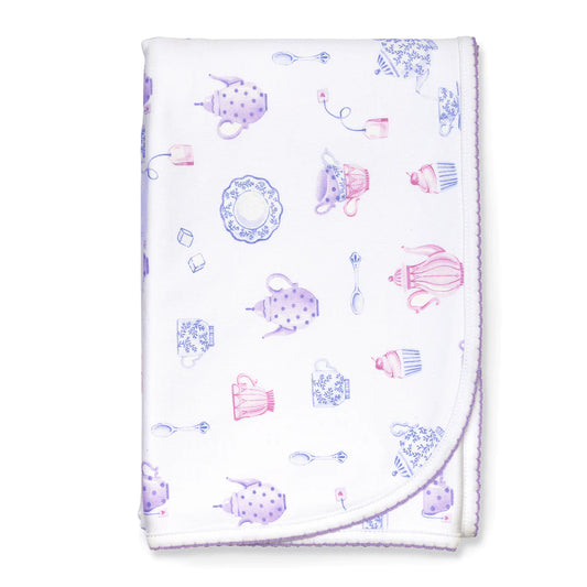 Lavender Bow - Tea Party Blanket