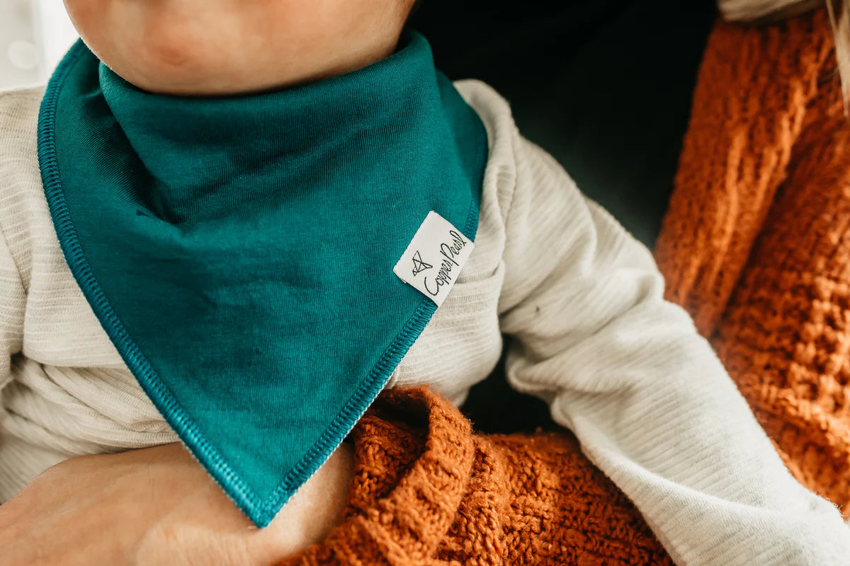 Copper Pearl - Blaze Baby Bandana Bib Set