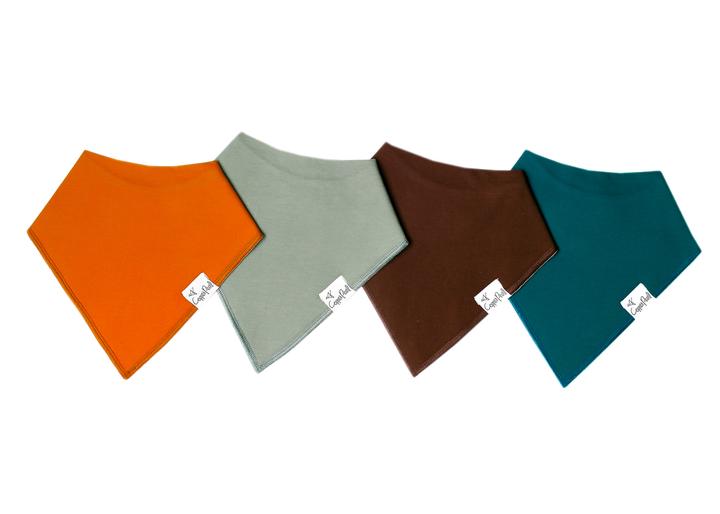 Copper Pearl - Blaze Baby Bandana Bib Set