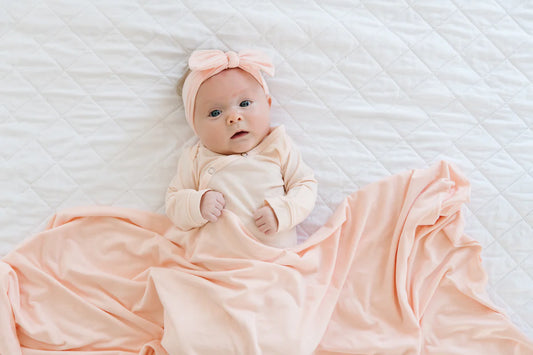 Copper Pearl - Blush Newborn Knotted Gown